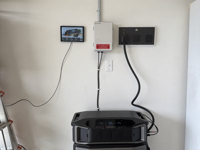 Tesla Wall Connector installed in Lehi garage