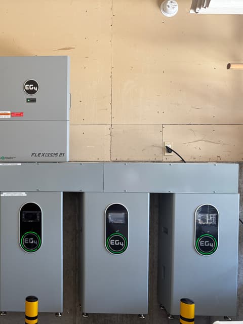 EG4 FlexBoss and batteries, Payson