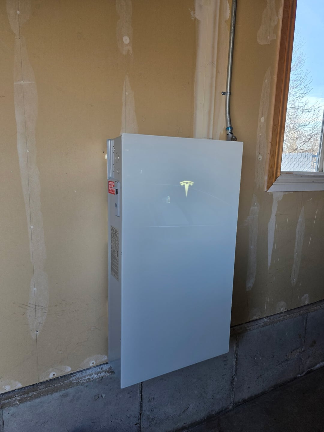 Whole-home battery backup installed by BYOP Electric in a Utah garage
