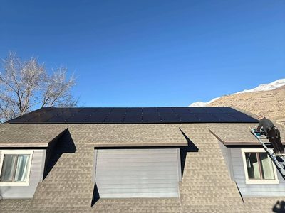 12 kW solar installation in Orem, Utah